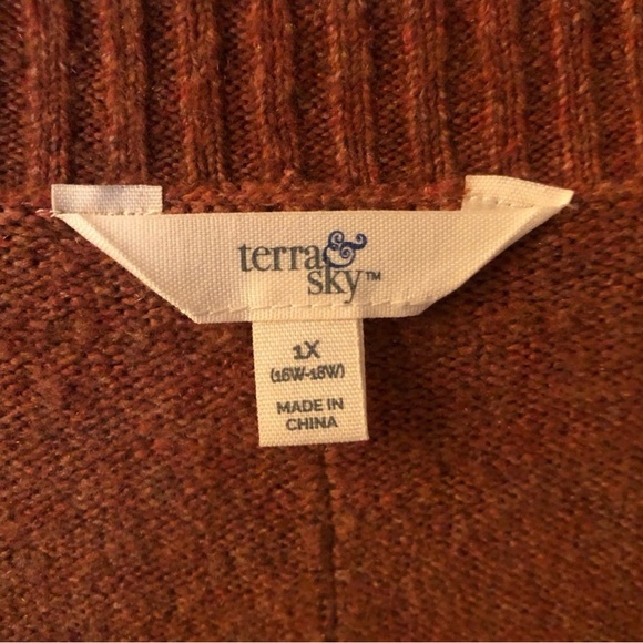 NWT- V- Neck sweater size 1X in perfect condition- NEW - Picture 5 of 6